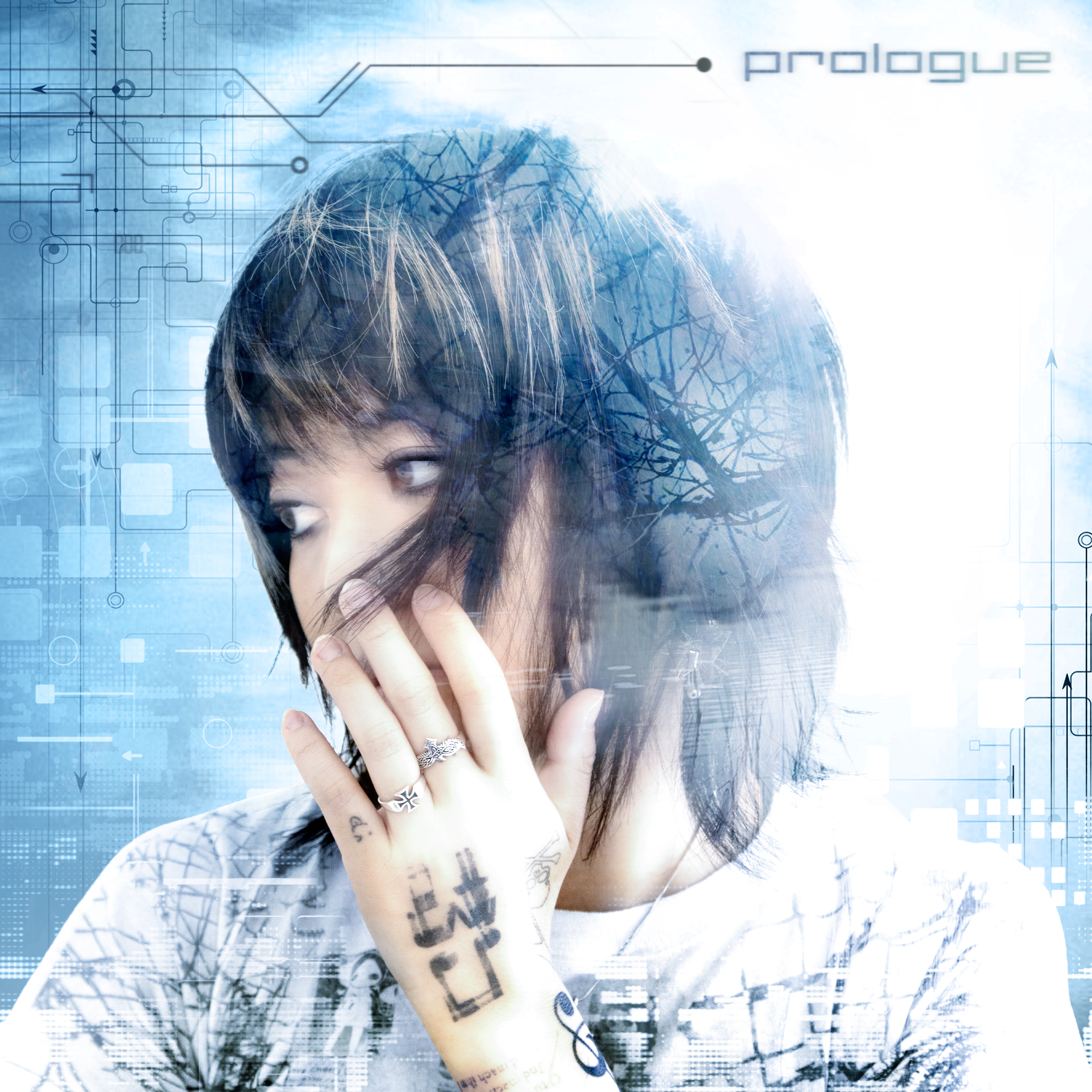 cover art for y.a.n.'s debut EP, prologue